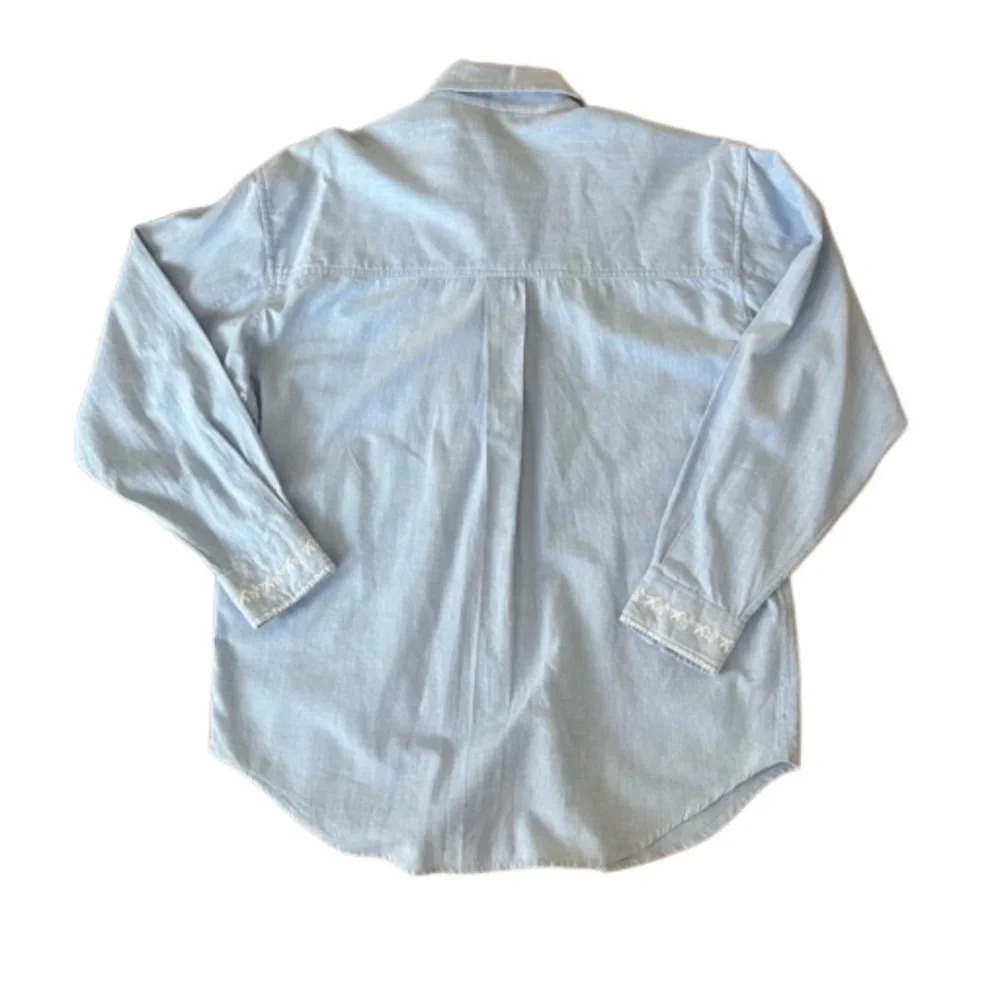 Vintage 100% Cotton Mervyn’s Partners Embroidered Button Down Shirt Size S - Picture 4 of 5